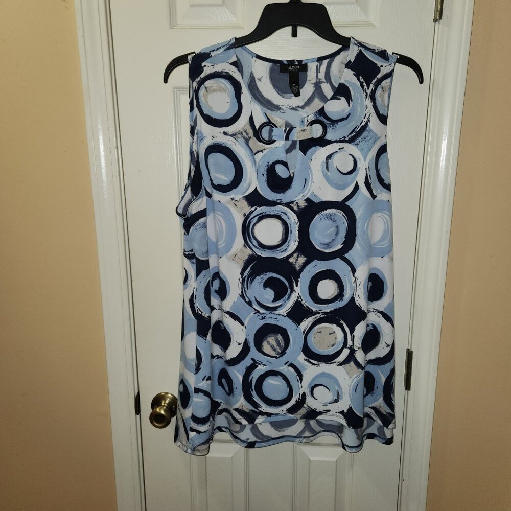 Blue Alfani Blouse - Like New Size 3X